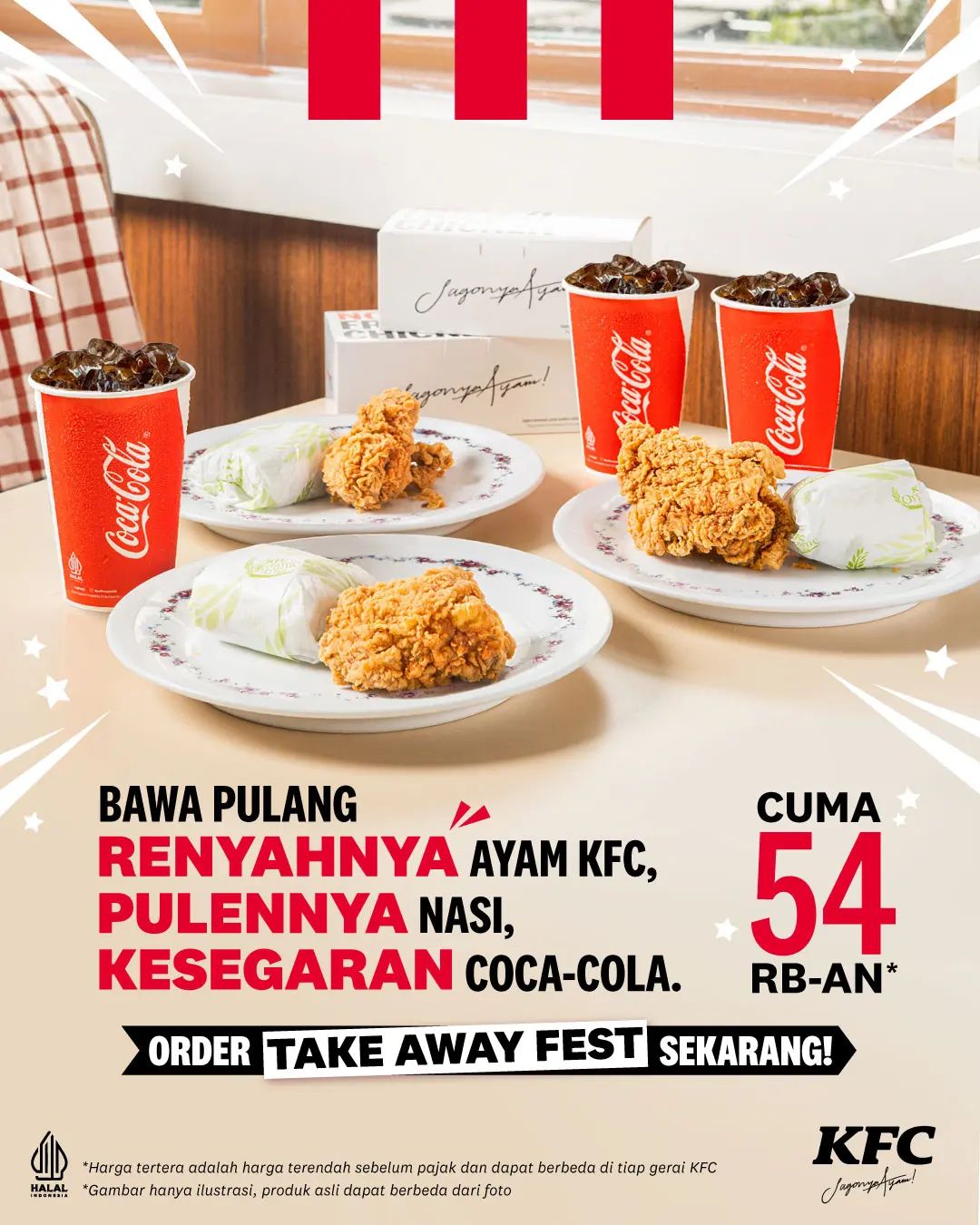 Promo KFC Takeaway Fest Rp 54 RB-AN